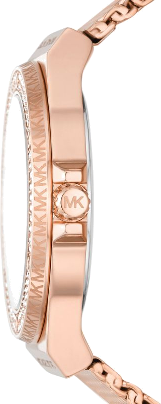 Michael Kors Lennox Three Hand Rose Gold Dial Rose Gold Mesh Strap Watch For Women - MK7336 Buy Now By Michael Kors
