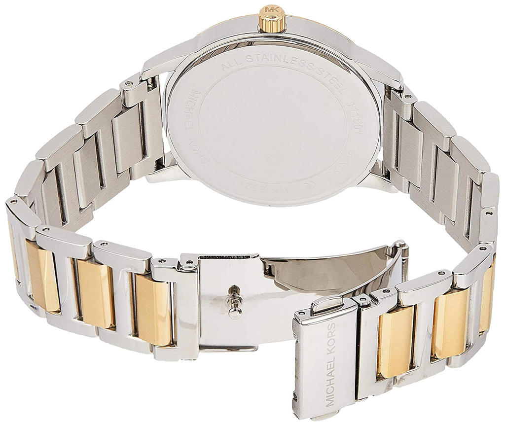Michael Kors Hartman Quartz White Dial Two Tone Steel Strap Watch For Women - MK3521 Buy Now By Michael Kors