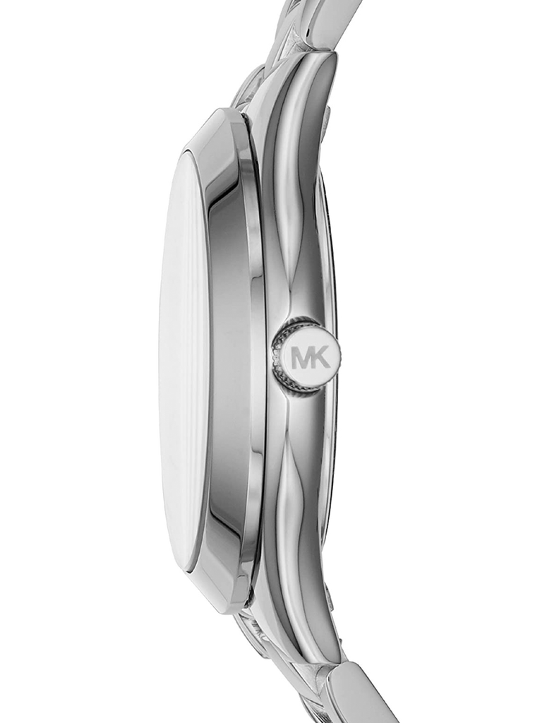 Michael Kors Mini Slim Runway Silver Dial Silver Steel Strap Watch for Women - MK3548 Buy Now By Michael Kors