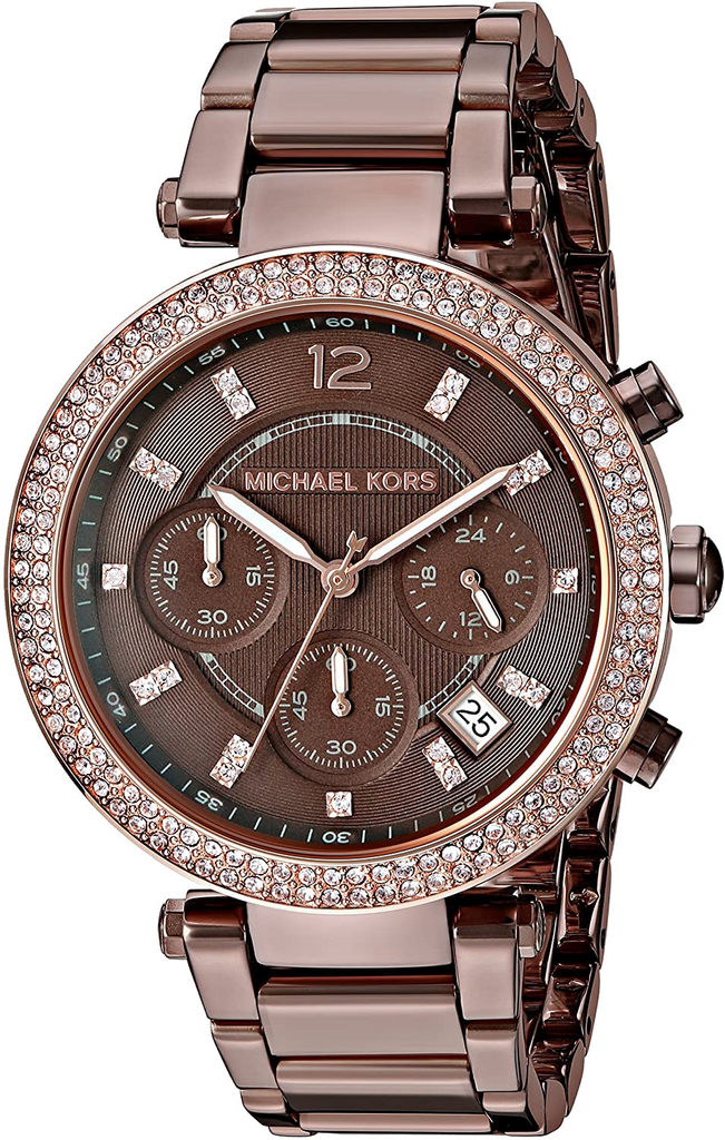 Michael Kors Parker Analog Quartz Brown Dial Brown Steel Strap Watch For Women - MK6378 Buy Now By Michael Kors