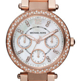 Michael Kors Parker White Dial Rose Gold Steel Strap Watch for Women - MK5616 Buy Now By Michael Kors