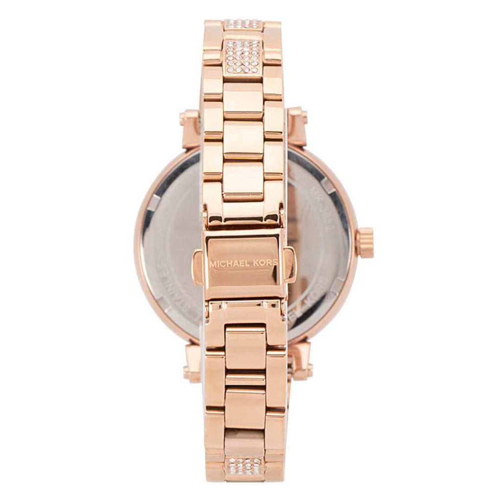 Michael Kors Sofie Quartz Rose Gold Dial Rose Gold Steel Strap Watch For Women - MK3882 Buy Now By Michael Kors