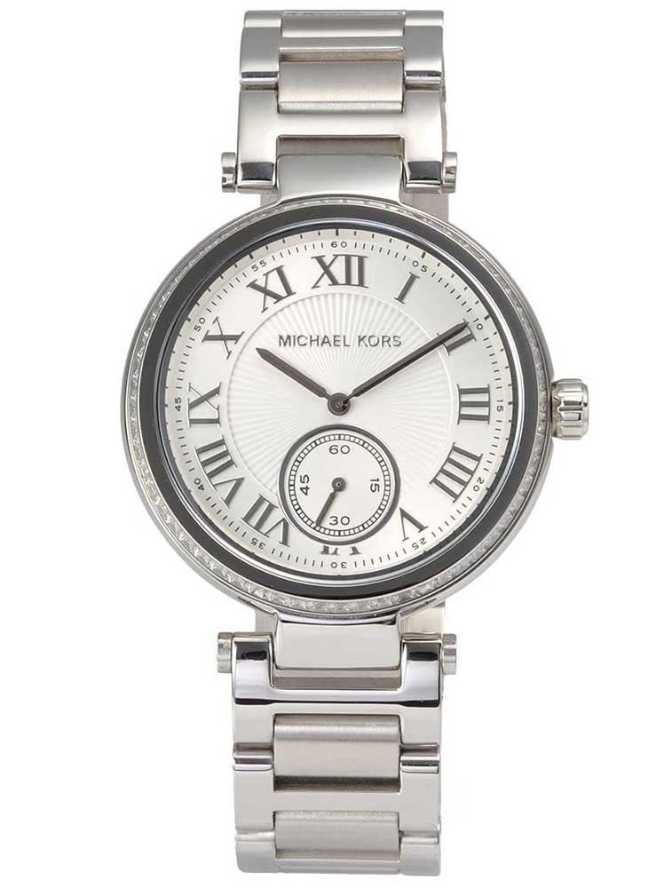 Michael Kors Skylar Silver Dial Silver Steel Strap Watch for Women - MK5866 Buy Now By Michael Kors
