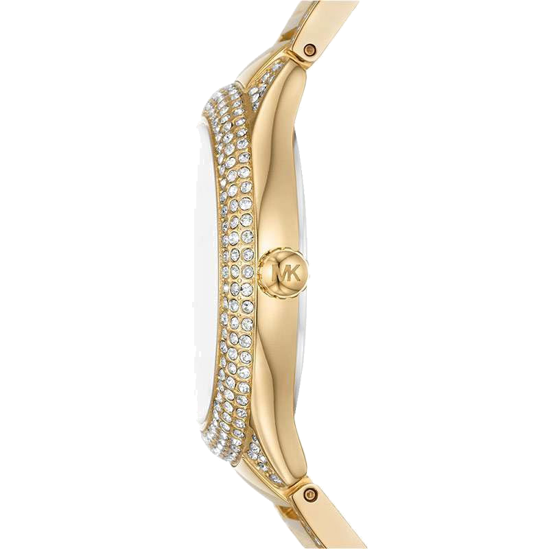 Michael Kors Sylvia Mother Of Pearl Dial Gold Steel Strap Watch For Women - MK4655 Buy Now By Michael Kors