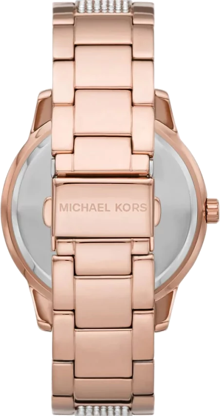 Michael Kors Tibby Chronograph White Dial Rose Gold Steel Strap Watch For Men - MK7293 Buy Now By Michael Kors
