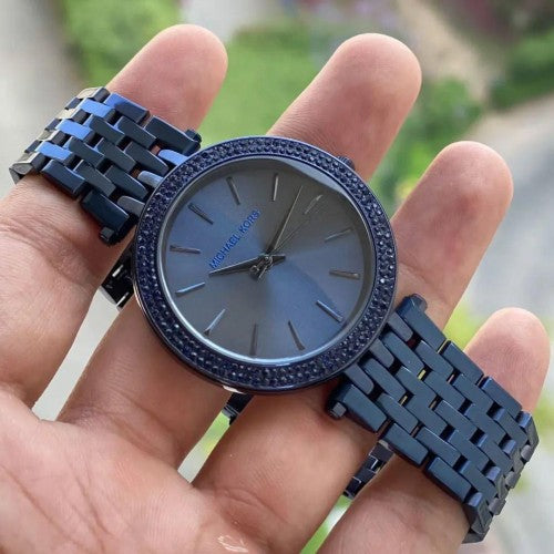 Michael Kors Darci Blue Dial Blue Steel Strap Watch for Women - MK3417 Buy Now By Michael Kors