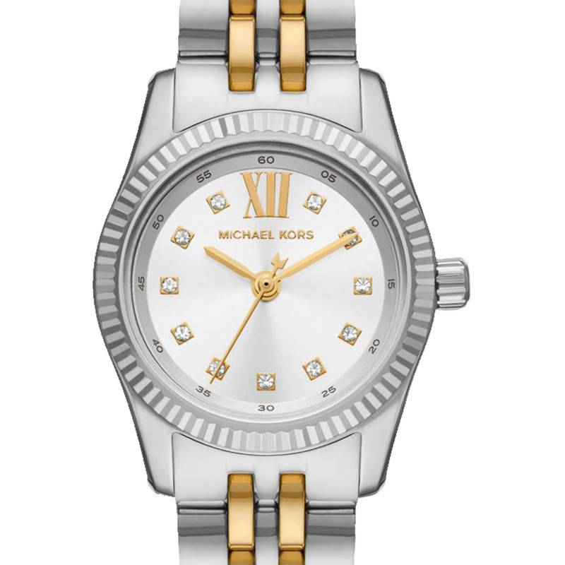 Michael Kors Lexington Analog Silver Dial Two Tone Steel Strap Watch for Women - MK4740 Buy Now By Michael Kors
