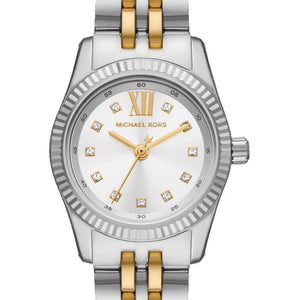 Michael Kors Lexington Analog Silver Dial Two Tone Steel Strap Watch for Women - MK4740 Buy Now By Michael Kors
