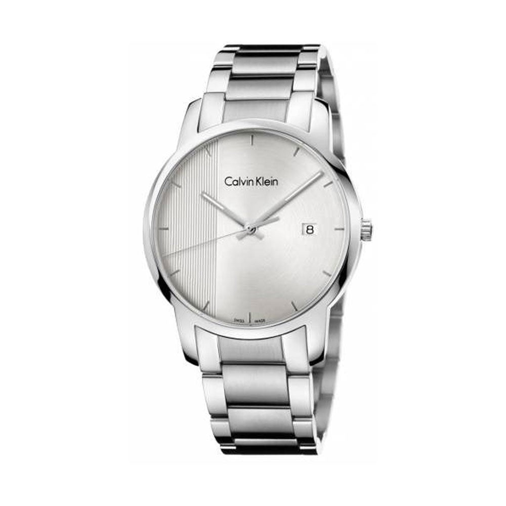 Calvin Klein City Chronograph Silver Dial Silver Steel Strap Watch for Men - K2G2G14X Buy Now By Calvin Klein