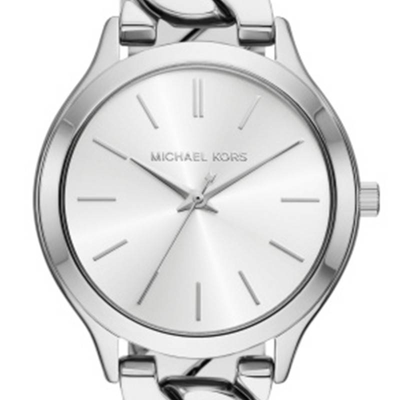 Michael Kors Runway Three-Hand Silver Dial Silver Steel Strap Watch for Women - MK7474 Buy Now By Michael Kors