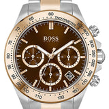 Hugo Boss Novia Brown Dial Two Tone Steel Strap Watch for Women - 1502617 Buy Now By Hugo Boss
