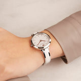 Swarovski Crystalline Delight Silver Dial Two Tone Steel Strap Watch for Women - 5580537 Buy Now By Swarovski