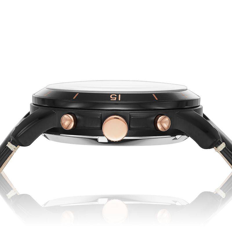 Fossil Grant Sport Automatic Skeleton Black Dial Black Leather Strap Watch for Men - ME3138 Buy Now By Fossil