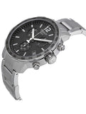 Tissot Quickster Chronograph Black Dial Silver Steel Strap Watch For Men - T095.417.11.067.00 Buy Now By Tissot