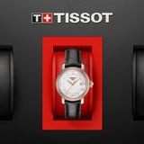 Tissot Bridgeport Lady White Dial Brown Leather Strap Watch For Women - T097.010.26.118.00 Buy Now By Tissot
