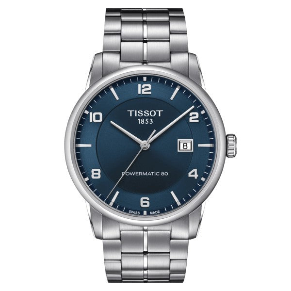 Tissot Luxury Powermatic 80 Blue Dial Silver Steel Strap Watch For Men - T086.407.11.041.00 Buy Now By Tissot