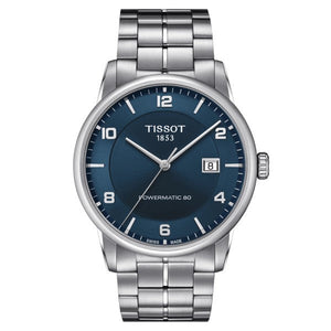 Tissot Luxury Powermatic 80 Blue Dial Silver Steel Strap Watch For Men - T086.407.11.041.00 Buy Now By Tissot