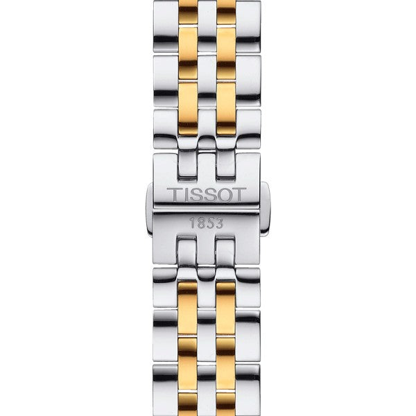 Tissot T Classic Tradition White Dial Two Tone Mesh Bracelet Watch for Women - T063.210.22.037.00 Buy Now By Tissot