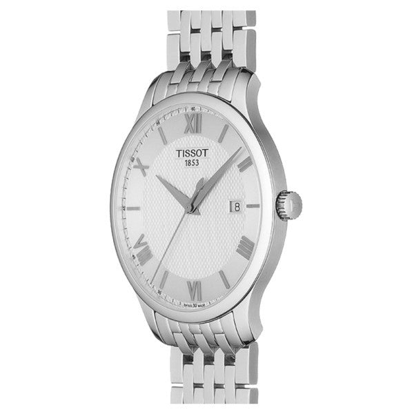 Tissot T Classic Tradition Silver Dial Silver Steel Strap Watch For Men - T063.610.11.038.00 Buy Now By Tissot