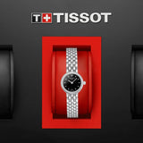 Tissot T Lady Lovely Black Dial Silver Steel Strap Watch For Women - T058.009.11.051.00 Buy Now By Tissot