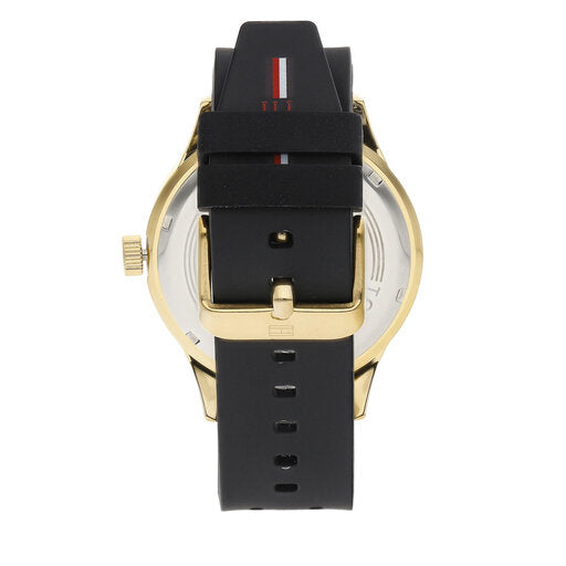 Tommy Hilfiger Austin Black Dial Black Rubber Strap Watch for Men - 1791636 Buy Now By Tommy Hilfiger