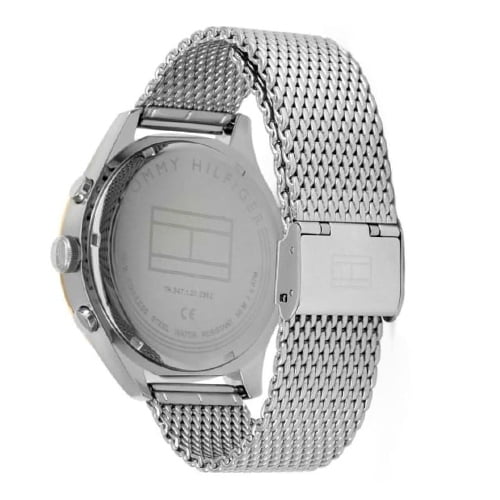 Tommy Hilfiger Gavin Chronograph Quartz Grey Dial Silver Mesh Bracelet Watch for Men - 1791466 Buy Now By Tommy Hilfiger