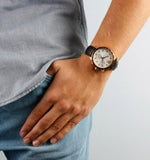 Tissot Quickster Chronograph 42mm White Dial Brown Leather Strap Watch For Men - T095.417.36.037.00 Buy Now By Tissot