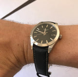 Tissot Gentleman Black Dial Black Leather Strap Watch For Men - T127.410.16.051.00 Buy Now By Tissot