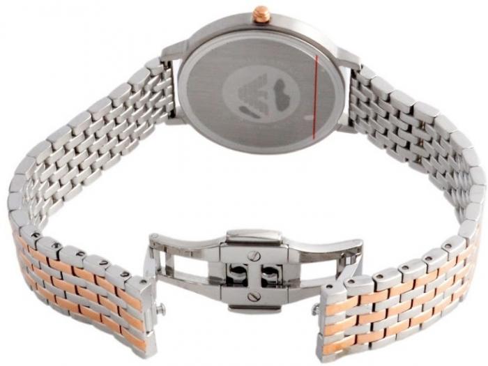 Emporio Armani Gianni T Bar Mother of Pearl Dial Two Tone Steel Strap Watch For Women - AR2508 Buy Now By Emporio Armani