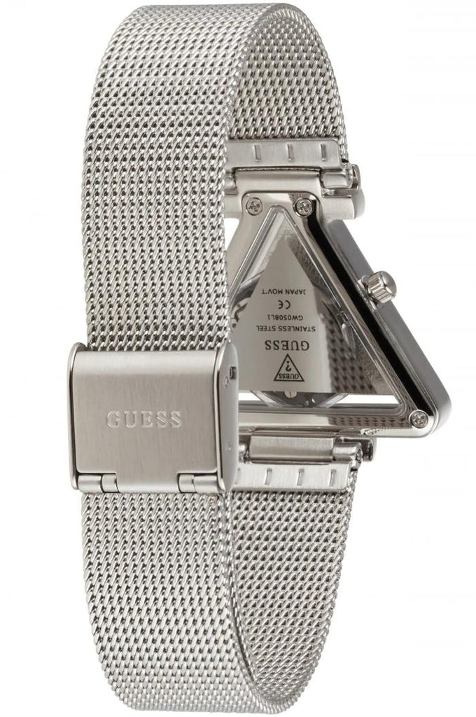 Guess Fame Diamonds Silver Dial Silver Mesh Bracelet Watch for Women - GW0508L1 Buy Now By Guess