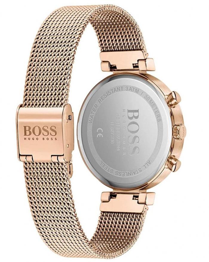 Hugo Boss Flawless White Dial Gold Mesh Bracelet Watch for Women - 1502553 Buy Now By Hugo Boss