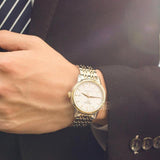 Tissot T Classic Carson Automatic White Dial Two Tone Steel Strap Watch for Men - T085.407.22.011.00 Buy Now By Tissot