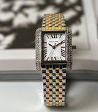 Michael Kors Emery Three-Hand White Dial Two Tone Steel Strap Watch for Women - MK4744 Buy Now By Michael Kors