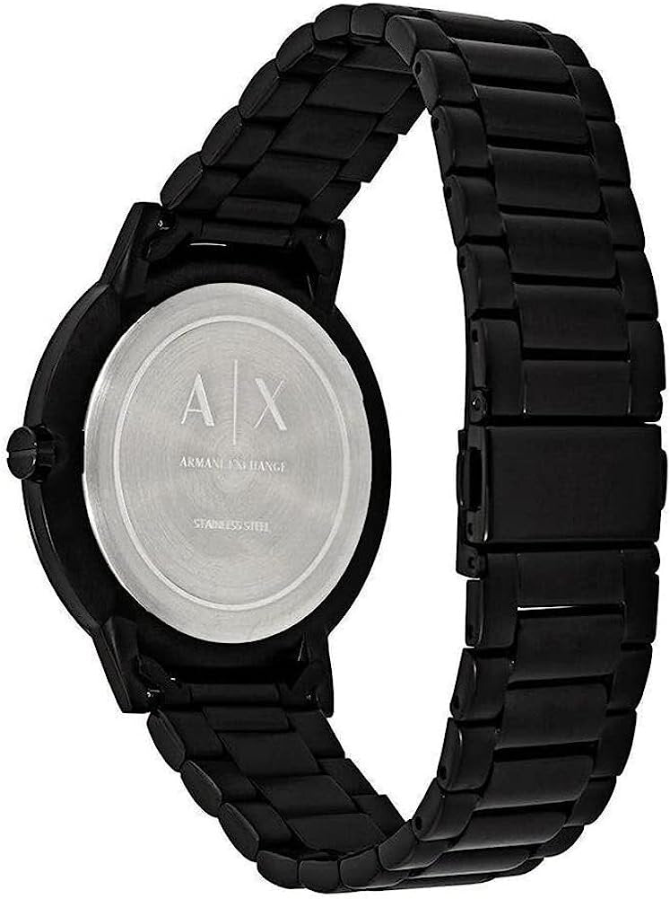 Armani Exchange Cayde Analog Black Dial Black Steel Strap Watch For Men - AX2701 Buy Now By Armani Exchange
