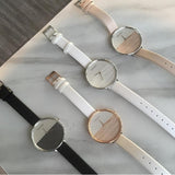 Calvin Klein Rise White Dial White Leather Strap Watch for Women - K7A236LH Buy Now By Calvin Klein