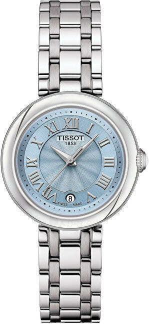 Tissot Bellissima Small Lady Light Blue Dial Silver Steel Strap Watch for Women - T126.010.11.133.00 Buy Now By Tissot