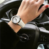 Tissot Couturier Lady Silver Dial White Leather Strap Watch For Women - T035.210.16.011.00 Buy Now By Tissot
