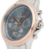 Tommy Hilfiger Ari Diamonds Blue Dial Silver Steel Strap Watch for Women - 1781976 Buy Now By Tommy Hilfiger