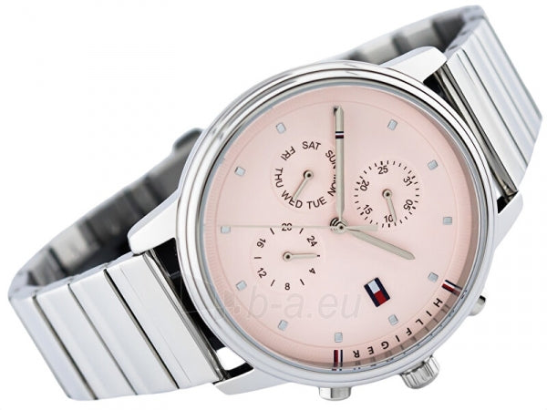 Tommy Hilfiger Blake Pink Dial Silver Steel Strap Watch for Women - 1781904 Buy Now By Tommy Hilfiger