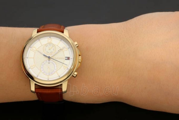 Tommy Hilfiger Claudia Rose Gold Dial Brown Leather Strap Watch for Women - 1781818 Buy Now By Tommy Hilfiger