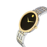 Movado Museum Esperanza Black Dial Two Tone Steel Strap Watch For Men - 0607058 Buy Now By Movado