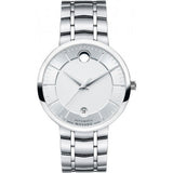 Movado 1881 Automatic Silver Dial Silver Steel Strap Watch for Men - 606915 Buy Now By Movado