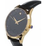 Movado 1881 Automatic Black Dial Black Leather Strap Watch For Men - 606875 Buy Now By Movado