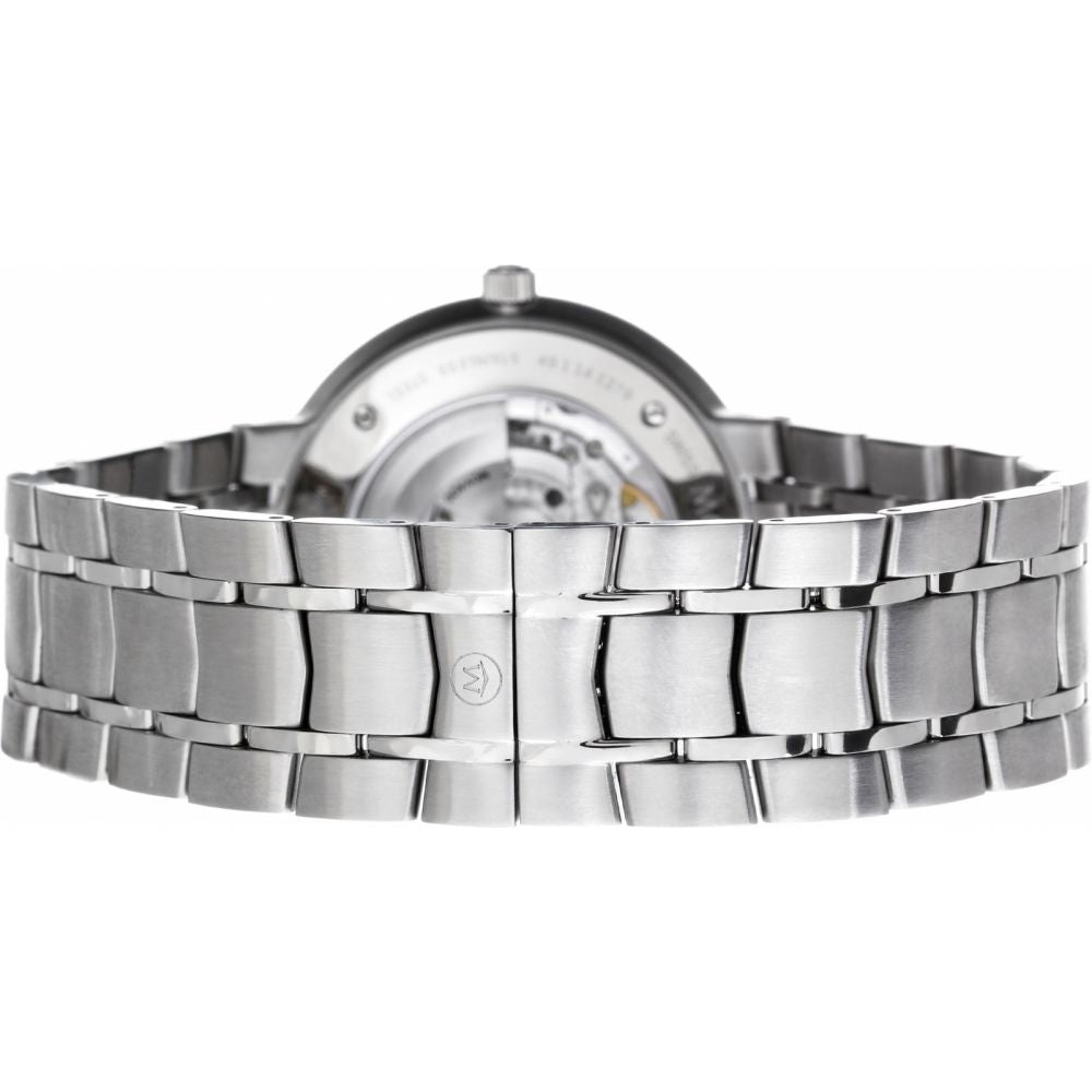 Movado 1881 Automatic Black Dial Silver Steel Strap Watch for Men - 606914 Buy Now By Movado