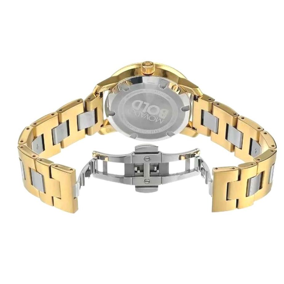 Movado Bold Silver Dial Two Tone Steel Strap Watch for Women - 3600129 Buy Now By Movado