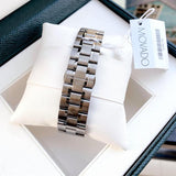 Movado Heritage Calendoplan Black Dial Silver Steel Strap Watch For Men - 3650095 Buy Now By Movado