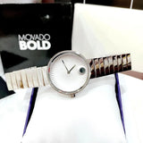 Movado Edge Silver Dial Silver Steel Strap Watch for Women - 3680012 Buy Now By Movado