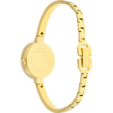 Movado Bela Black Dial Gold Steel Strap Watch For Women - 0606999 Buy Now By Movado