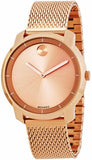 Movado Bold Rose Gold Dial Rose Gold Mesh Bracelet Watch For Women - 3600243 Buy Now By Movado
