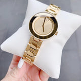 Movado Bold Gold Dial Gold Steel Strap Watch For Women - 3600382 Buy Now By Movado